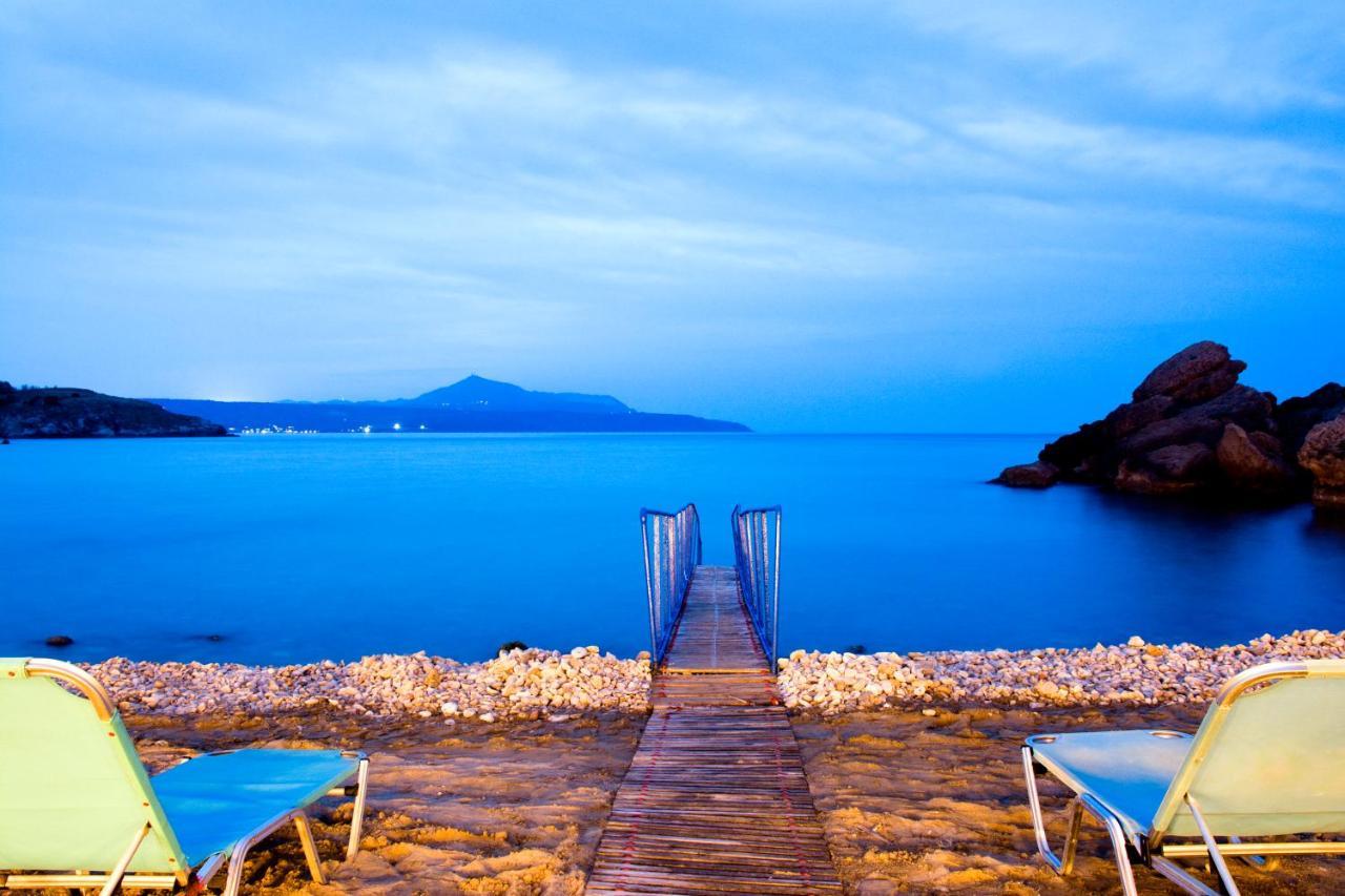 Sia'S Sea House Villa Almirida Buitenkant foto